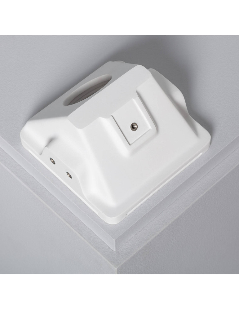 Collerette Downlight Intégration Plâtre/Pladur Accent pour Ampoule LED GU10/GU5.3 Coupe 123x123 mm UGR17