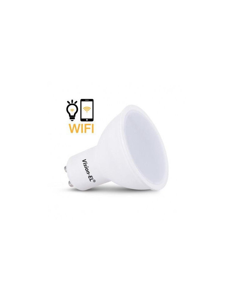 Ampoule LED GU10 Connectée WIFI 5W 4000K + Dimmable