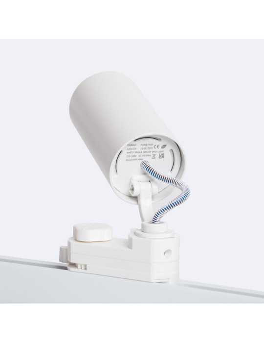 Spot à Douille sur Rail Triphasé Tika pour Ampoule GU10