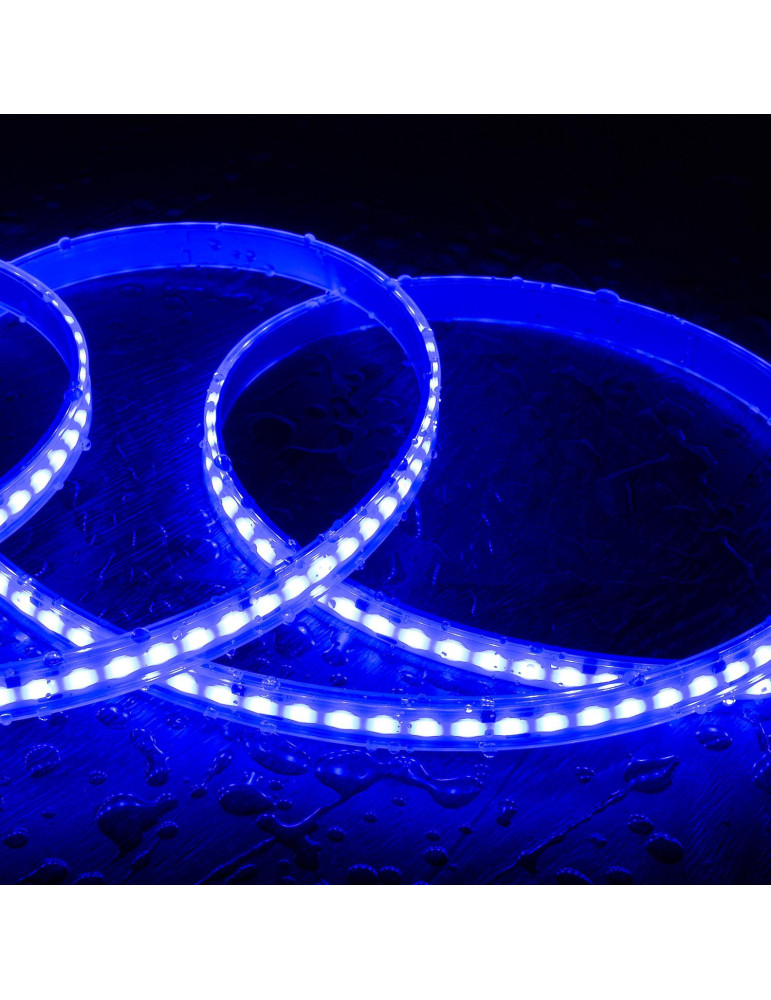 Ruban LED RGBIC Digital SPI 24V DC COB Silicone FLEX 360 LED/m 5m IP65 Largeur 12mm Coupe tous les 5 cm