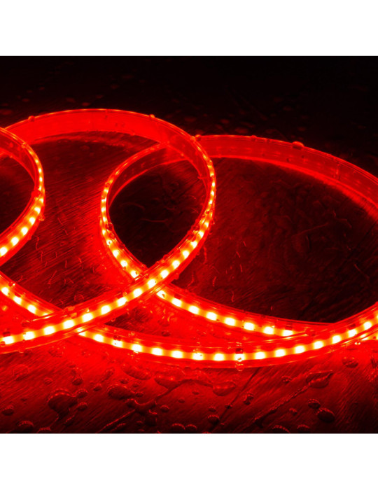 Ruban LED RGBIC Digital SPI 24V DC COB Silicone FLEX 360 LED/m 5m IP65 Largeur 12mm Coupe tous les 5 cm