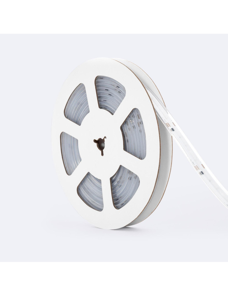 Ruban LED RGBIC Digital SPI 24V DC COB Silicone FLEX 360 LED/m 5m IP65 Largeur 12mm Coupe tous les 5 cm