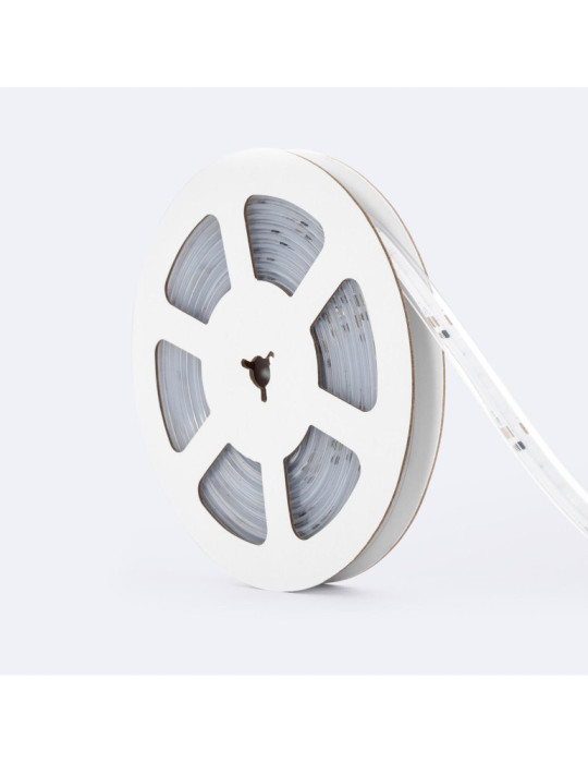 Ruban LED RGBIC Digital SPI 24V DC COB Silicone FLEX 360 LED/m 5m IP65 Largeur 12mm Coupe tous les 5 cm