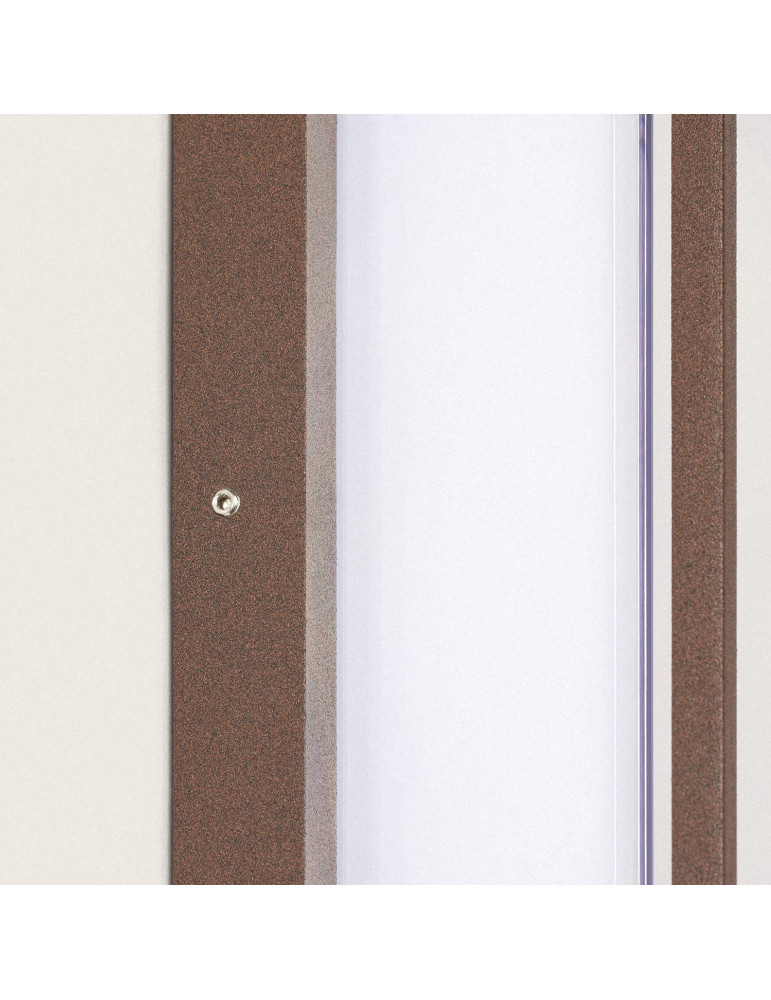 Applique murale extérieur LED à double diffuseur sélectionnable Arelien 20 W en aluminium CCT