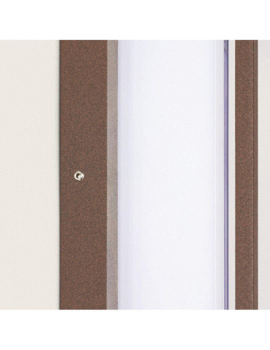 Applique murale extérieur LED à double diffuseur sélectionnable Arelien 20 W en aluminium CCT