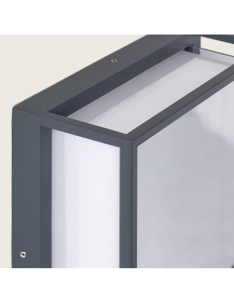 Applique murale extérieur LED à double diffuseur sélectionnable Arelien 20 W en aluminium CCT