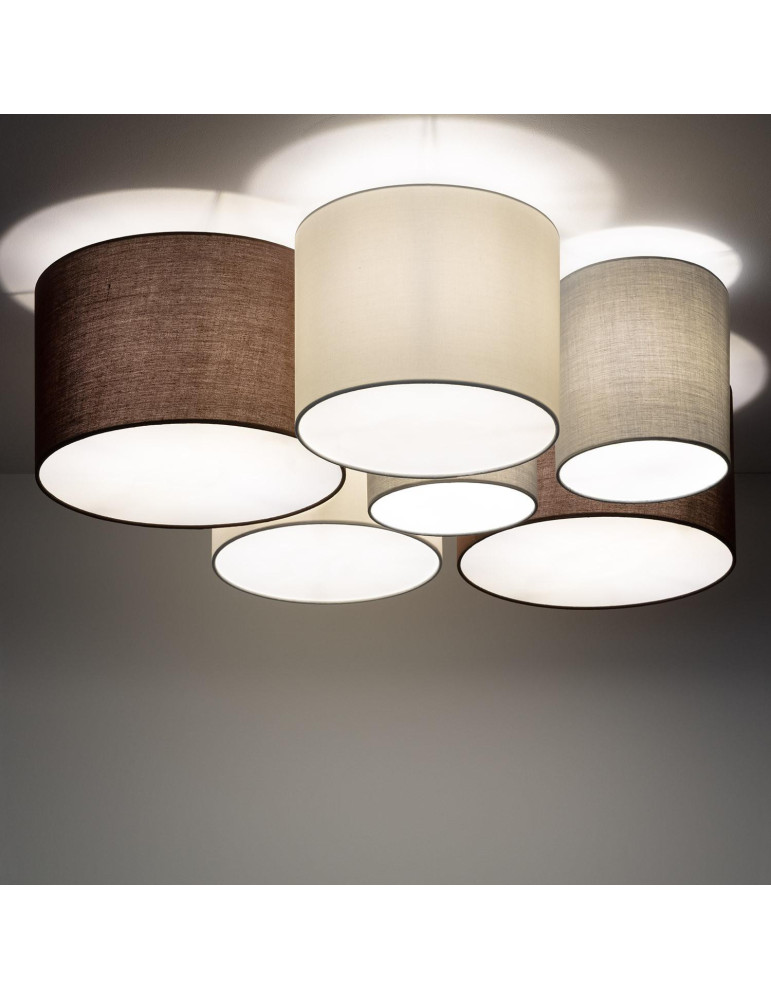 Plafonnier Rond Tissu Tallabo