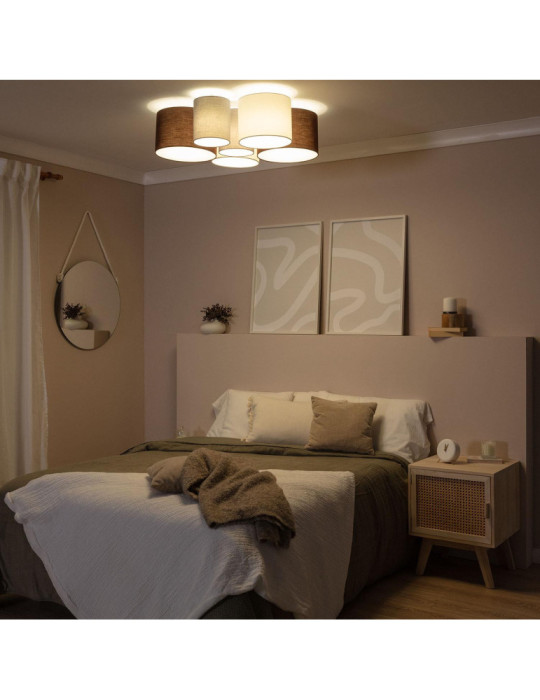 Plafonnier Rond Tissu Tallabo