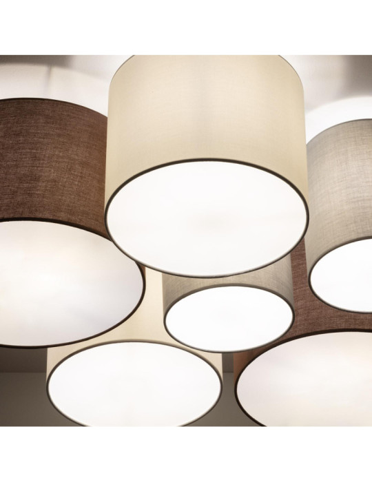 Plafonnier Rond Tissu Tallabo
