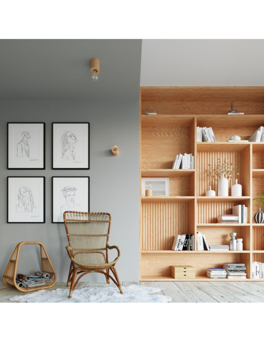 Applique Murale Bois Salgado SOLLUX