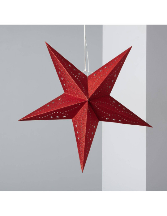 Étoile LED Papier avec Piles Parilti