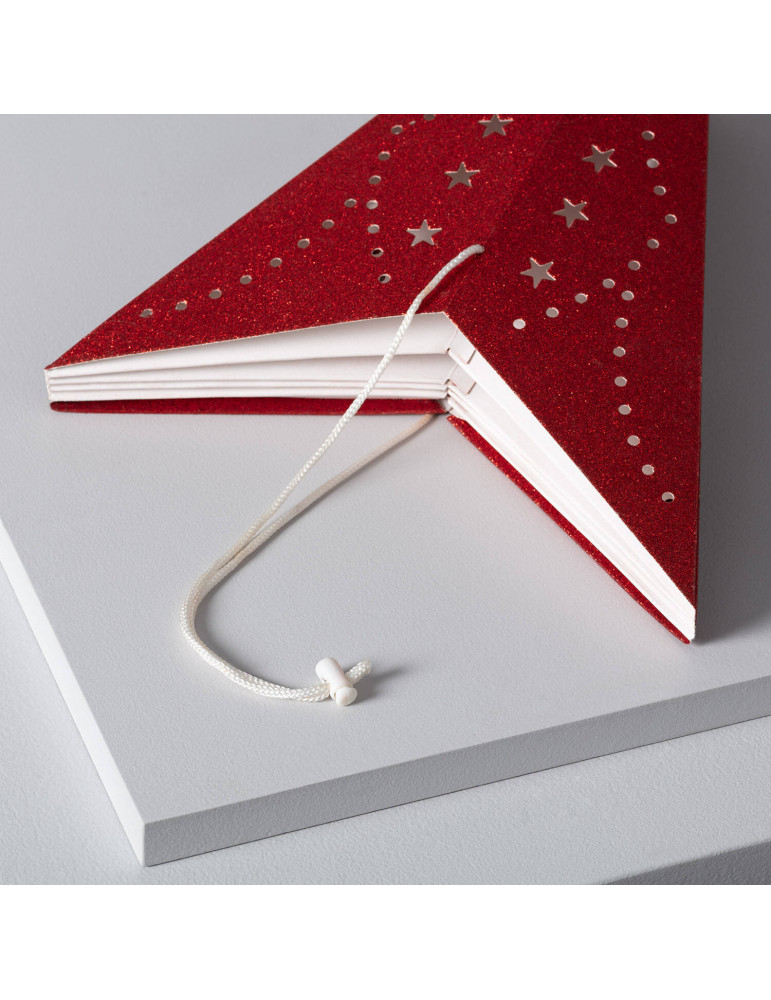 Étoile LED Papier avec Piles Parilti