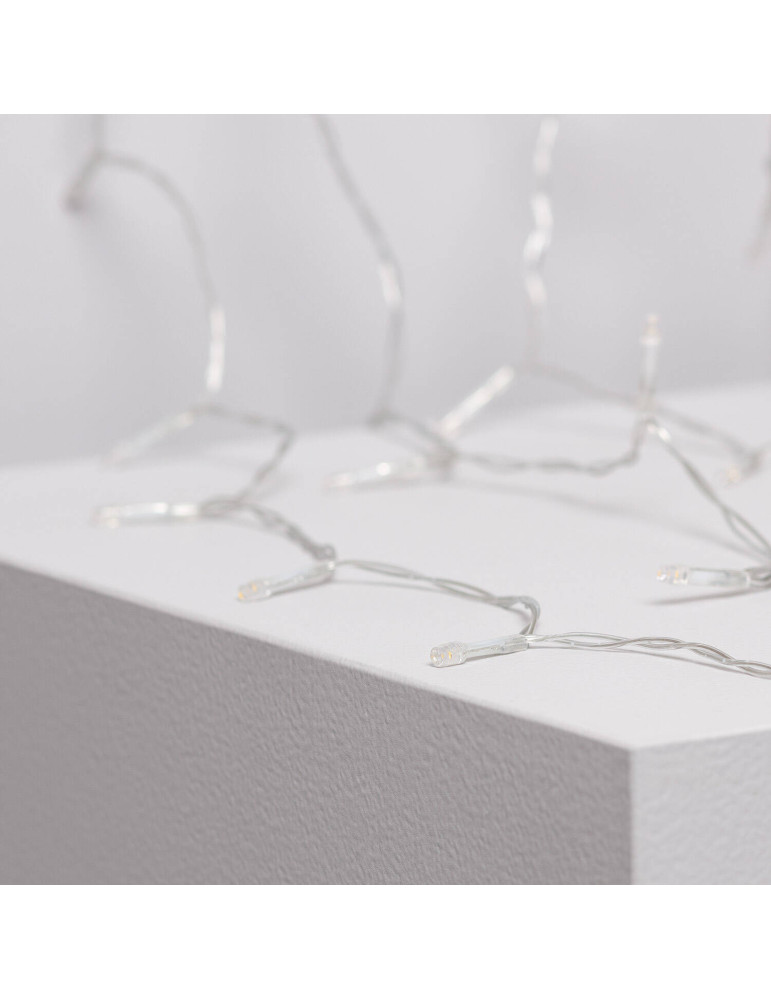 Rideau de Guirlande LED Extérieur avec Piles 1m Centauro