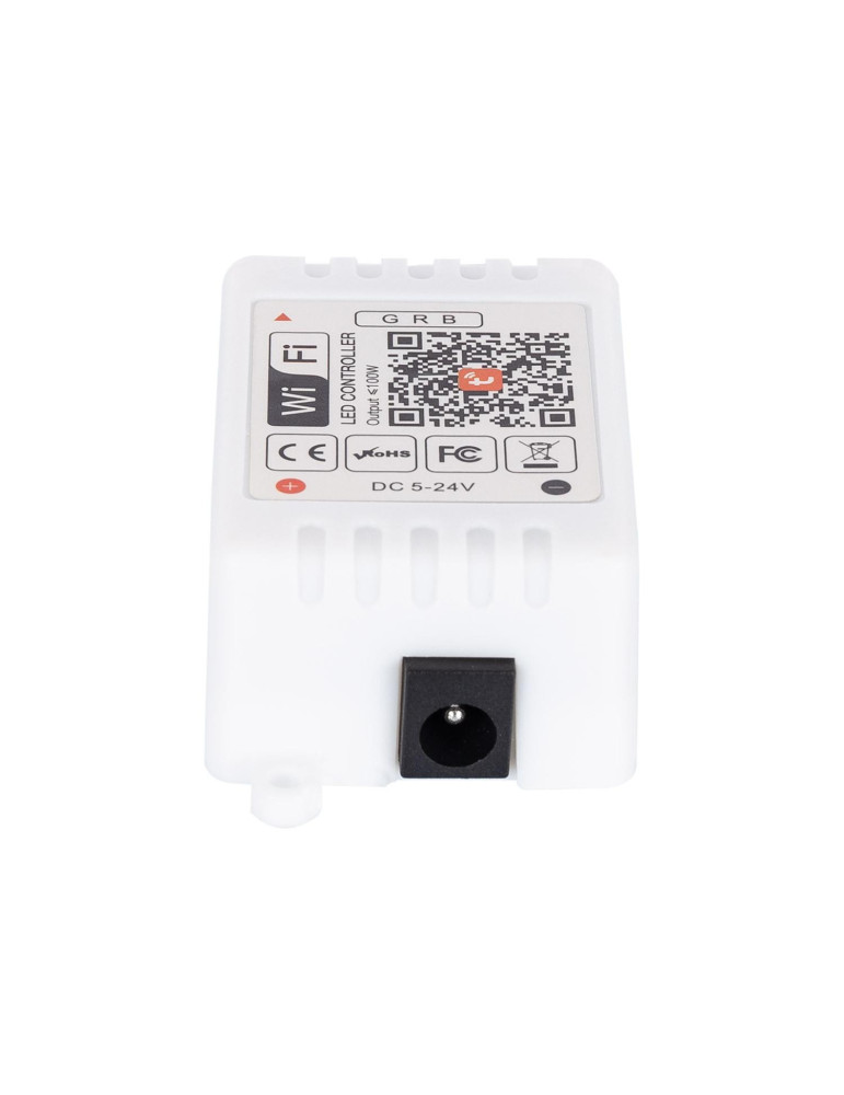 Contrôleur variateur WiFi Ruban LED RGB 12/24V DC avec Télécommande IR