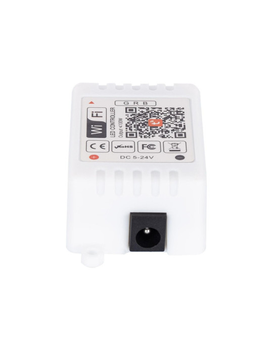 Contrôleur variateur WiFi Ruban LED RGB 12/24V DC avec Télécommande IR