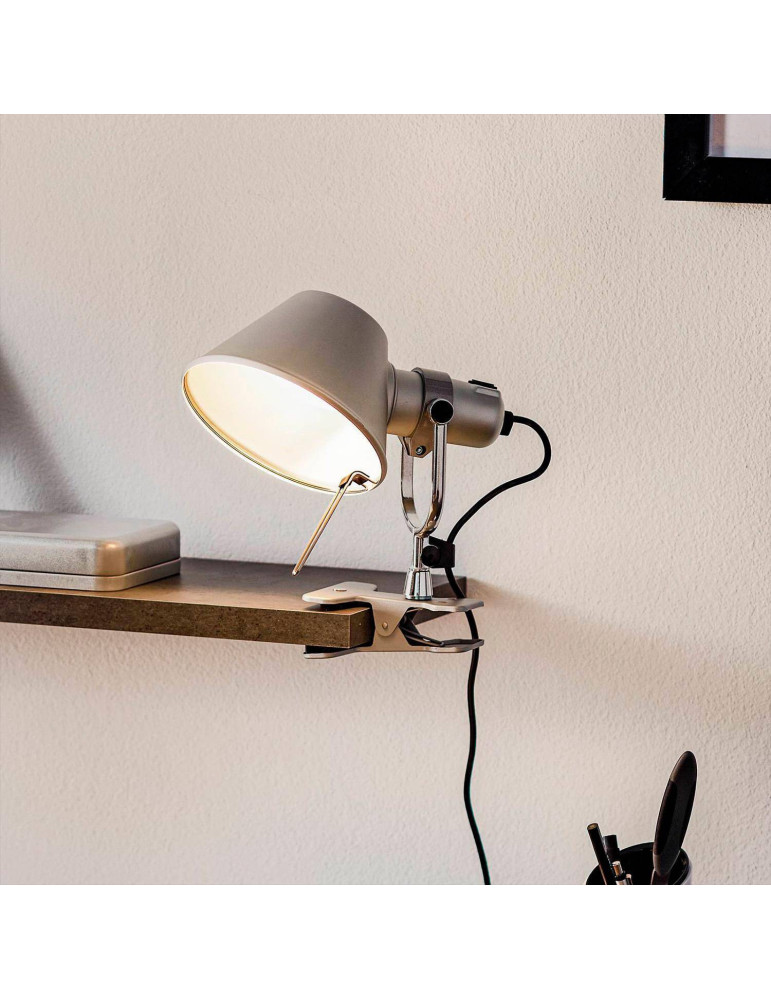 Lampe Murale LED Tolomeo Micro avec Pince ARTEMIDE