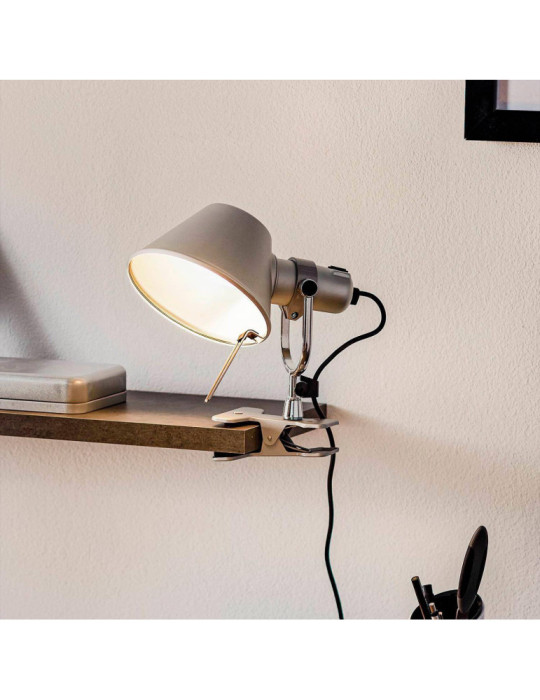 Lampe Murale LED Tolomeo Micro avec Pince ARTEMIDE