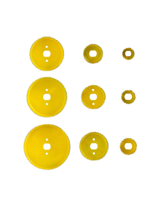 Couronne Perforante pour Downlight avec Ramasse-Poussière Différents Diamètres