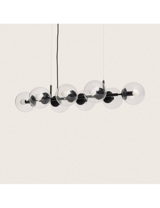 Suspension Métal et Verre Wassily 8 Spots