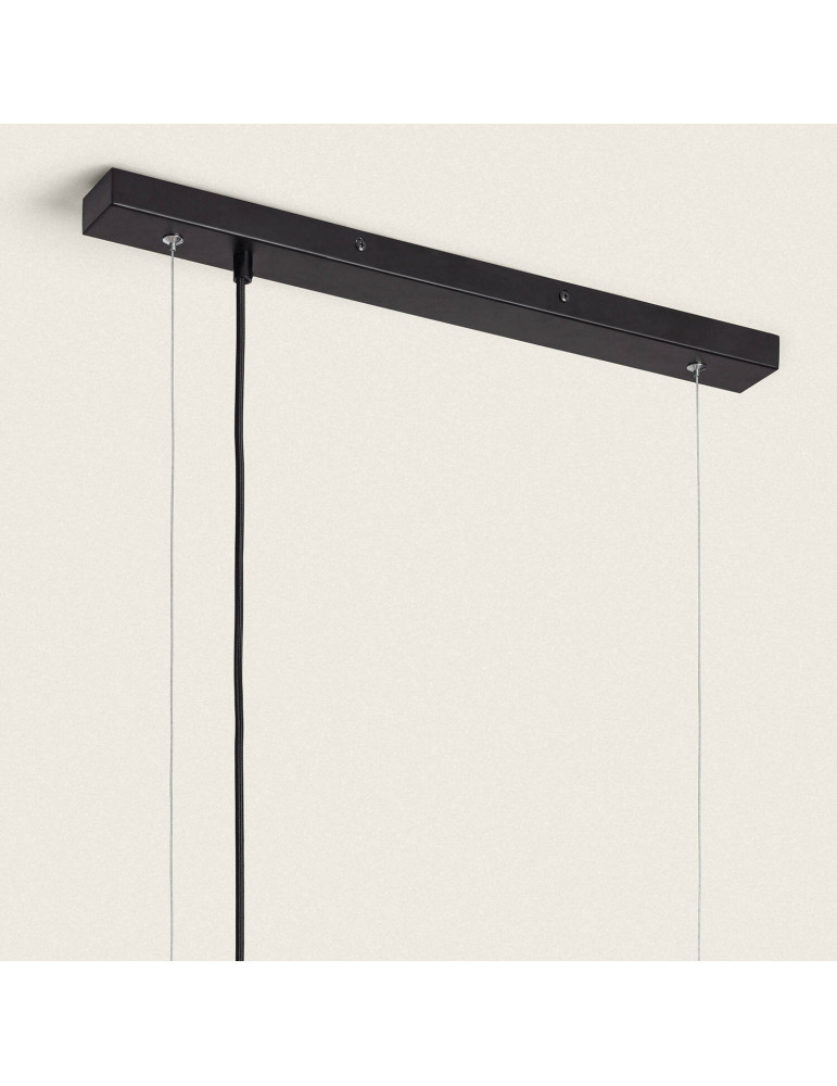 Suspension Métal et Verre Wassily 8 Spots