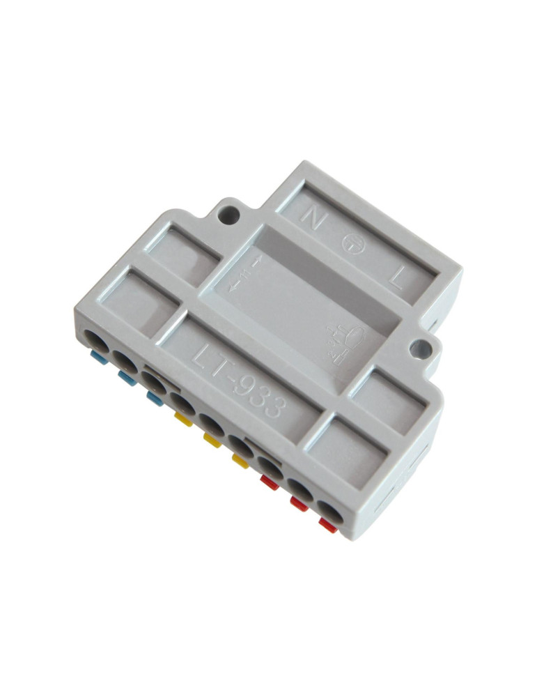 Pack 5 Connecteurs Rapides 3 Entrées et 9 Sorties SPL-93 pour Câble Électrique de 0.08-4mm²