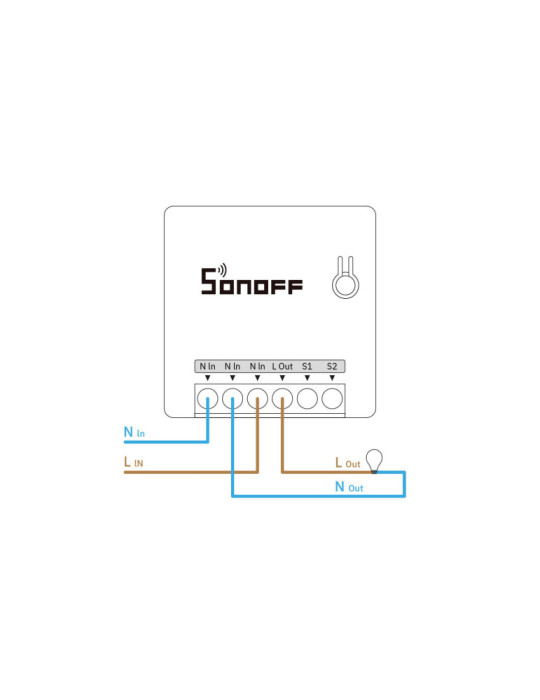 Interrupteur WiFi Compatible avec Interrupteur Conventionnel SONOFF Mini R2 10A
