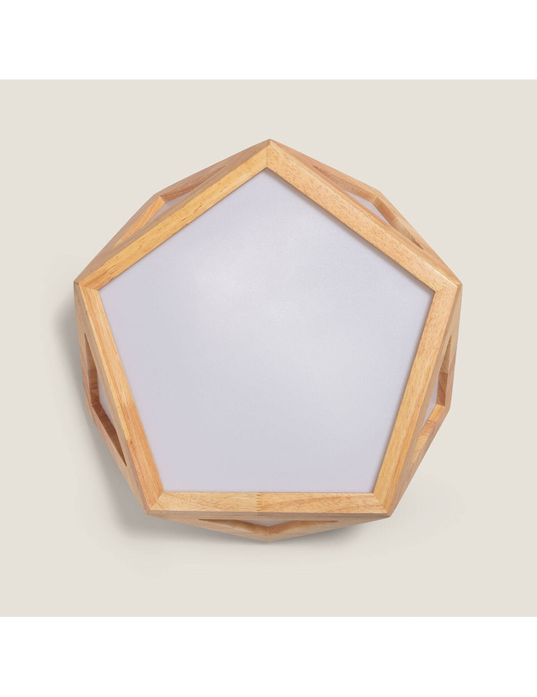 Plafonnier LED Bois CCT Sélectionnable Altigen 20W