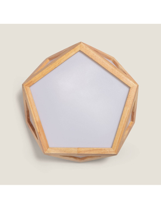 Plafonnier LED Bois CCT Sélectionnable Altigen 20W