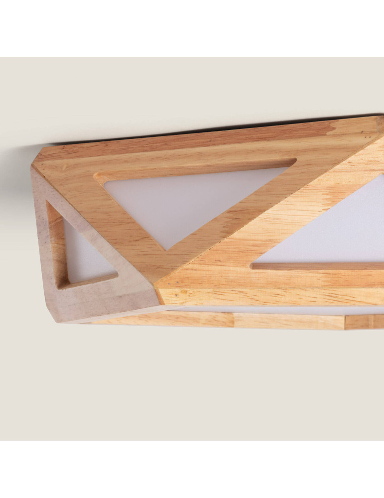 Plafonnier LED Bois CCT Sélectionnable Altigen 20W