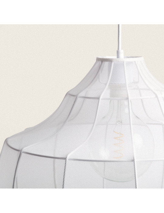 Suspension Métal et Tissu Ayla