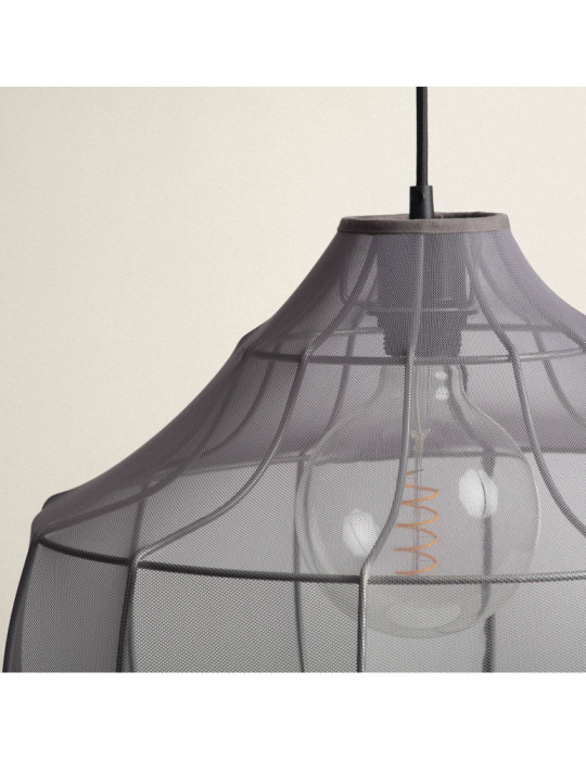 Suspension Métal et Tissu Ayla