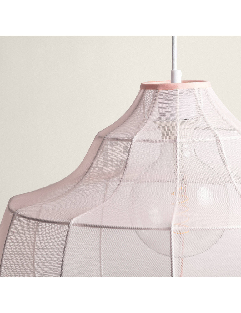 Suspension Métal et Tissu Ayla