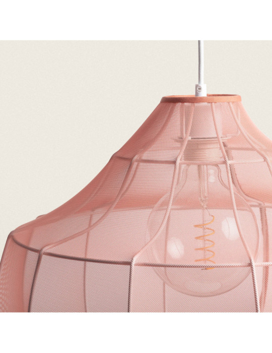 Suspension Métal et Tissu Ayla