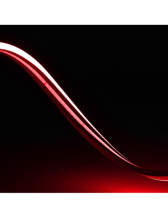 Gaine Néon LED 48V DC 120 LED/m Rouge IP65 sur Mesure Coupe tous les 5 cm