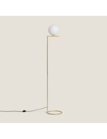 Lampadaire Métal et Verre Moonlight