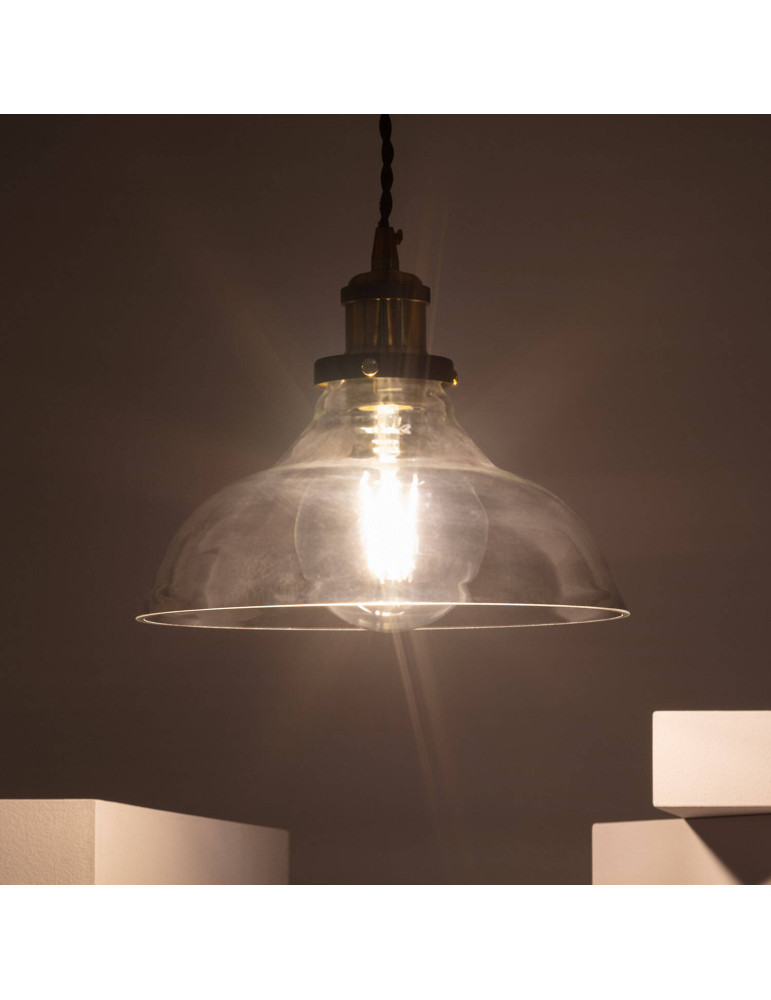 Suspension Métal et Verre Springsteen