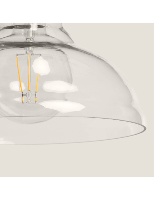 Suspension Métal et Verre Springsteen