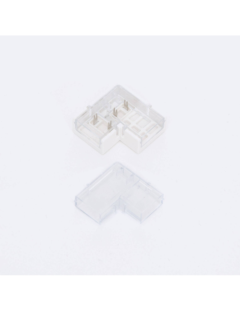 Connecteur Hippo Angle pour Ruban LED  Auto-Redressement 220V AC COB Silicone Flex Largeur 10mm Monochrome