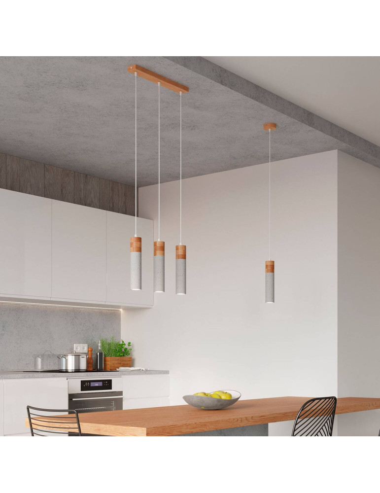 Suspension Béton  Zane 1 SOLLUX