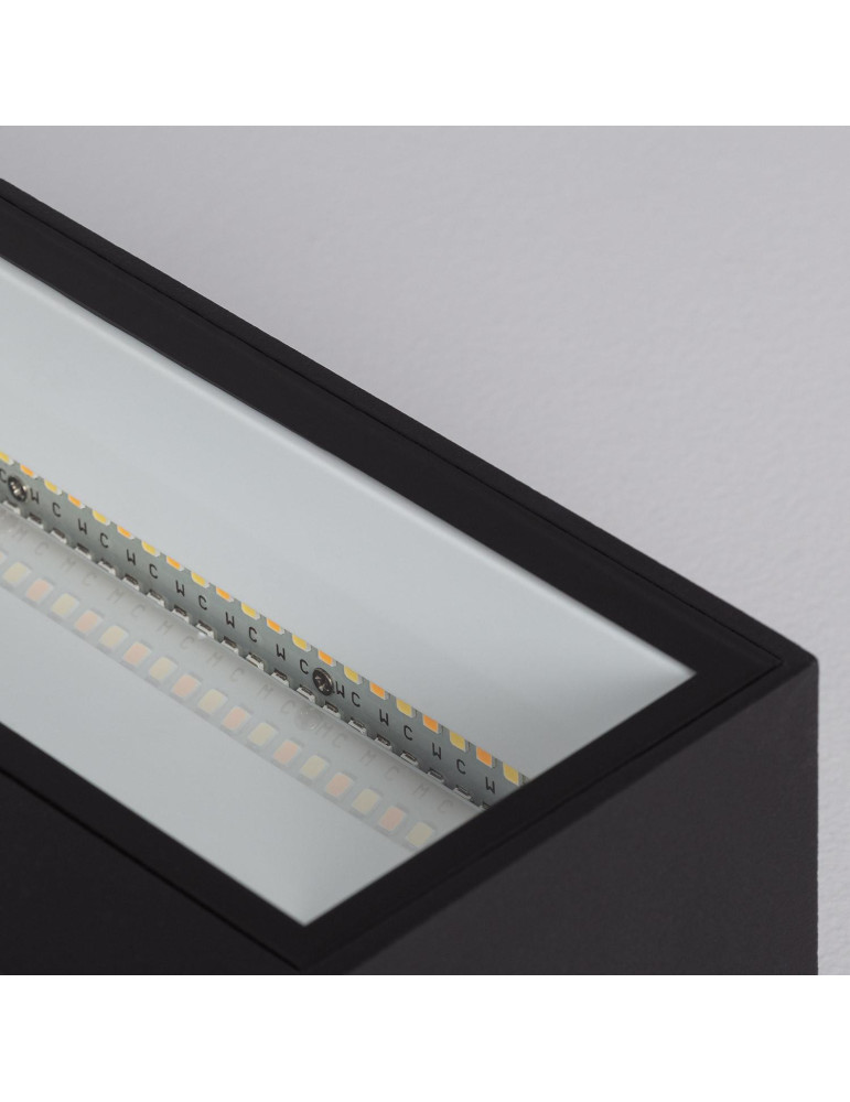 Applique Murale LED Extérieure Aluminium Gropius 18W Éclairage Double Face CCT Sélectionnable