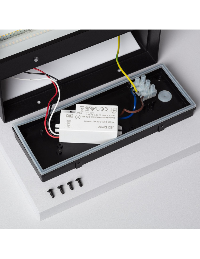 Applique Murale LED Extérieure Aluminium Gropius 18W Éclairage Double Face CCT Sélectionnable