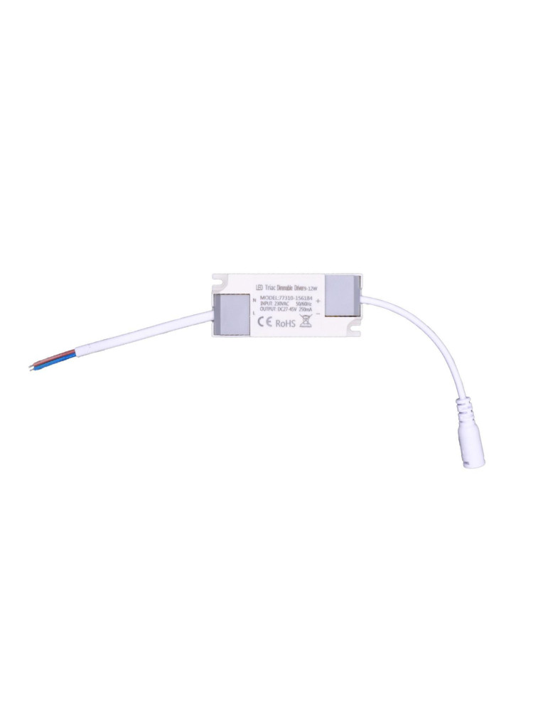 Driver Dimmable TRIAC 100-265V Sortie 27-45V DC 9-12W No Flicker