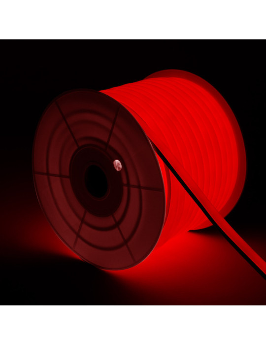 Tira Neón LED Regulable 220V AC 120 LED/m Rojo IP67 a Medida Corte cada 100 cm