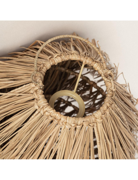 Abat-jour Suspension Fibres Naturelles Ramé