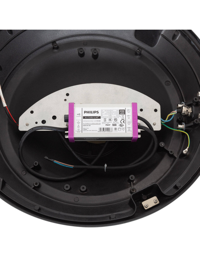 Lampadaire LED 40W Ambre Arrow LUMILEDS PHILIPS Xitanium Dimmable 1-10V