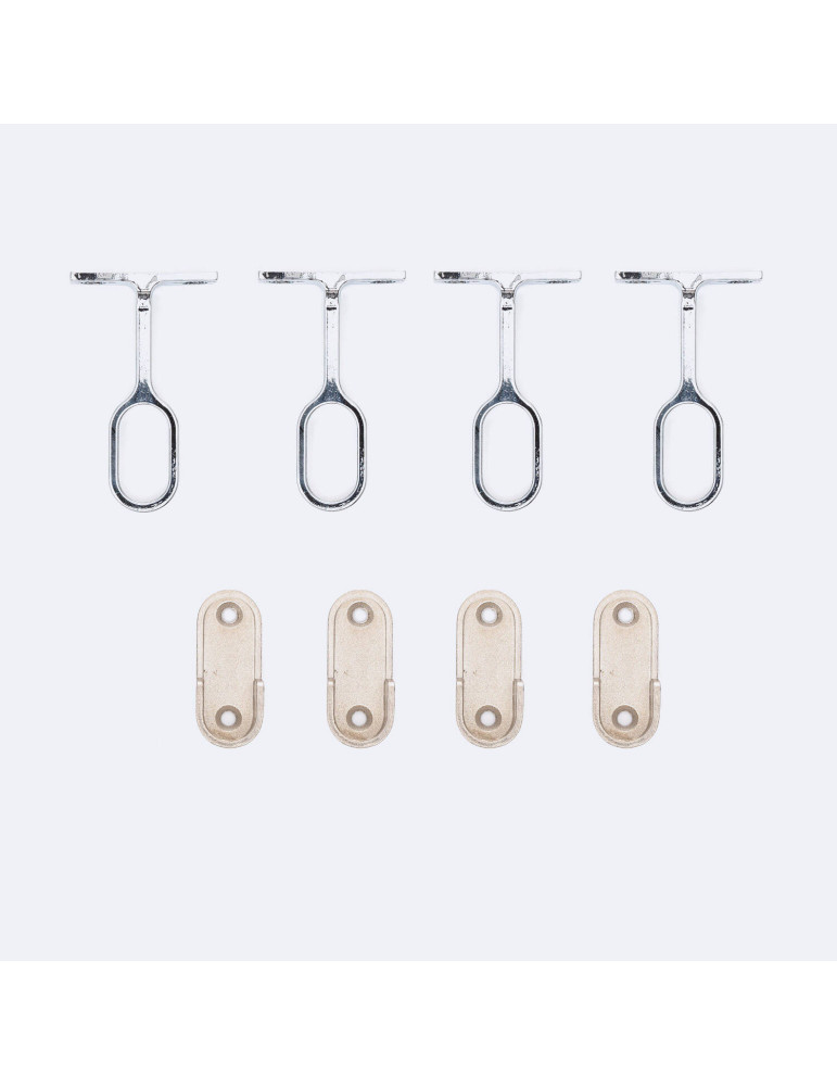 Profilé Aluminium Barre Accrochage Vêtements d'Armoires pour Ruban LED jusqu'à 12mm