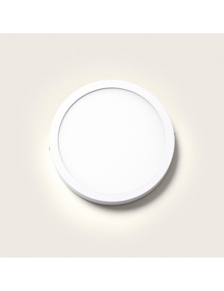 Plafonnier LED Rond 18W Extra-Plat (CRI90) Microprismatique CCT Sélectionnable (UGR17) Ø205 mm