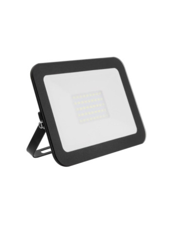 Projecteur LED Slim Crystal 120lm/W IP65 30W Noir