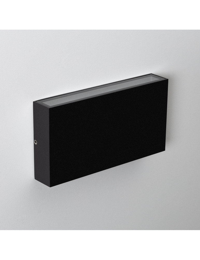 Applique Murale LED Extérieure Kaira 10W Éclairage Double Face Rectangulaire Noire