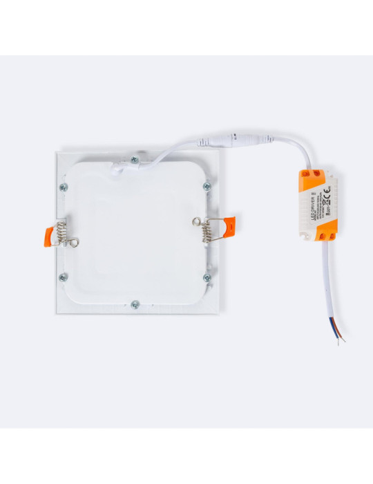 Dalle LED 9W Carrée Extra-Plate Coupe 135x135 mm Pack 2 Unités